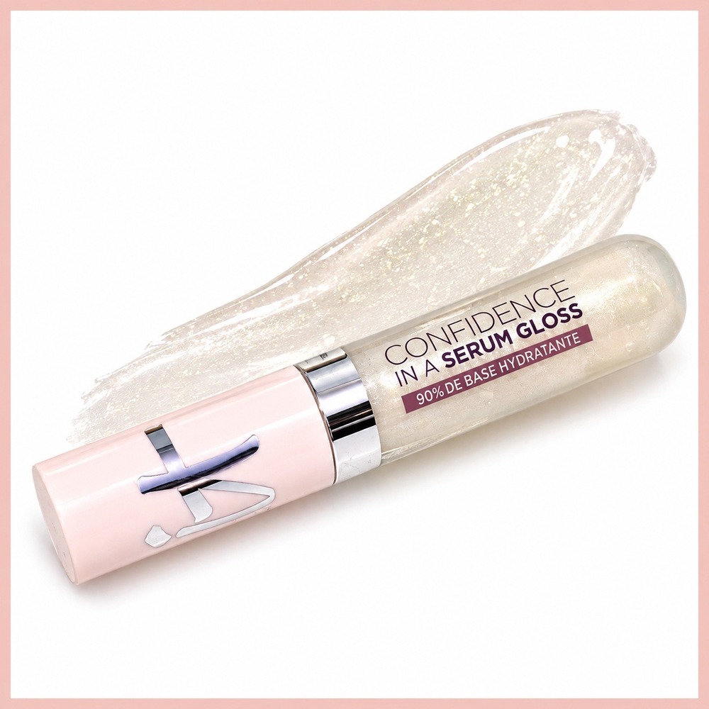 IT Cosmetics Confidence in a Serum Gloss Hydrating Lip Gloss Clear Shimmer Full